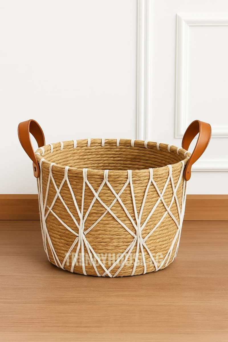 بوت خوص مستورد صغير يد جلد