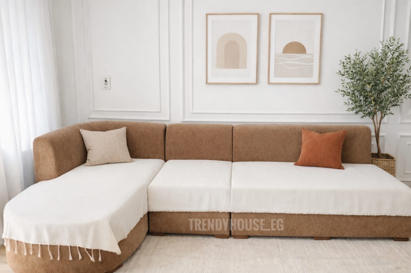 مفرش ركنه اوف وايت