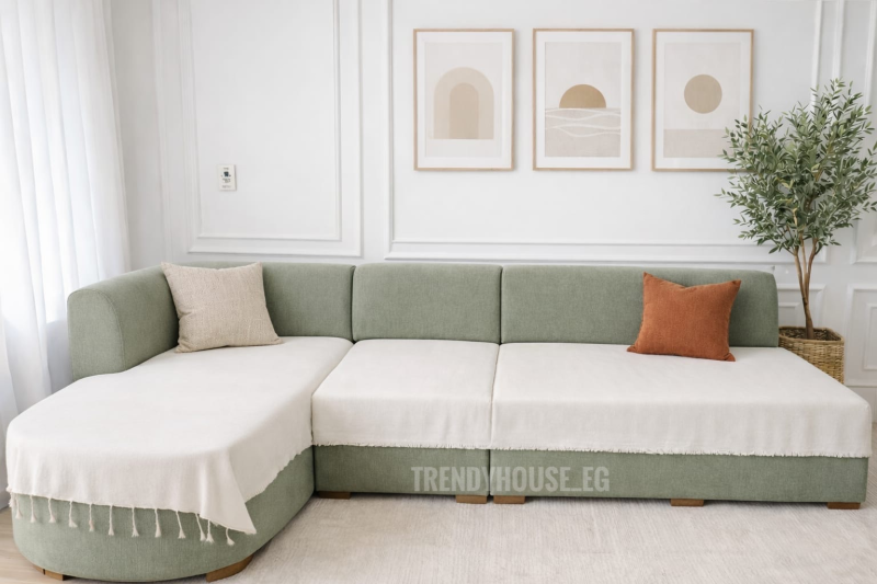 مفرش ركنه اوف وايت