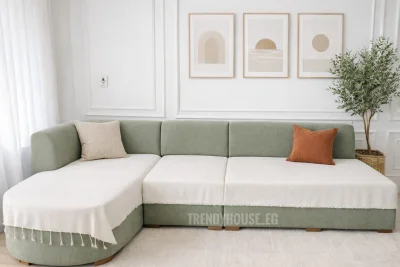 مفرش ركنه اوف وايت