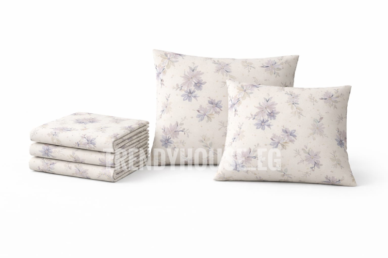 طقم ملايه سرير كبير قطن 