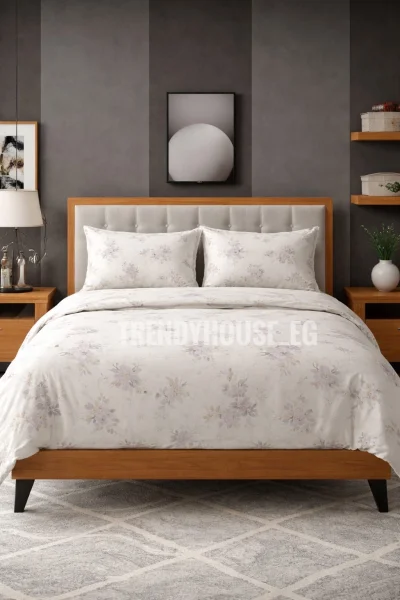 طقم ملايه سرير كبير قطن 