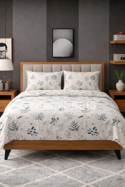 طقم ملايه سرير كبير قطن 