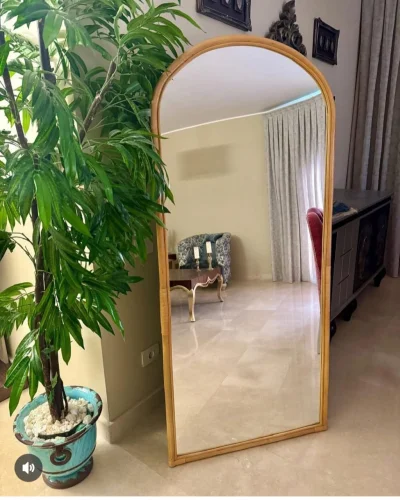 مرآه بامبو طبيعي