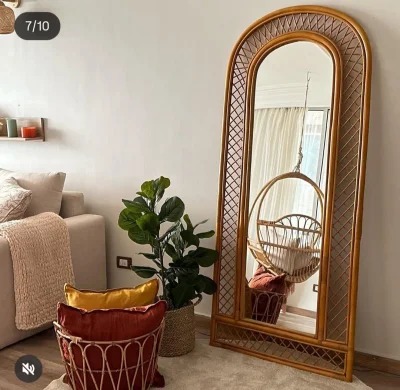 مرآه بامبو طبيعي